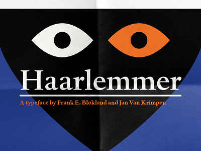 Haarlemmer - typeface by Frank.E Blokland and Jan Van Krimpen