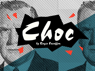 Choc - Typeface by Roger Excoffon choc excoffon font french illustration monotype polar typeface vintage