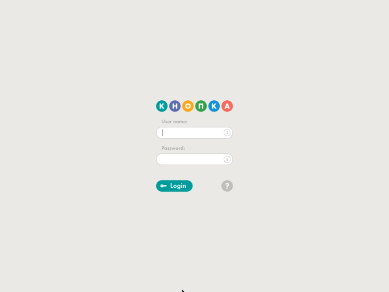 Info Popup animation flat knopka ui ustwo