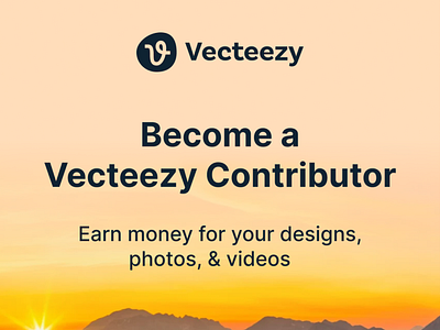 Get Started on Vecteezy.com/contributors design freelance graphic design graphic designers illustration photography videography