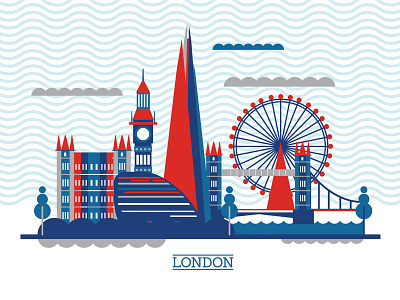 London britain england london panorama shard sky tower vecteezy vector art