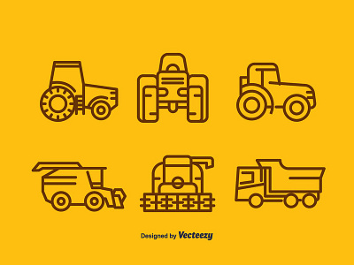 Agricultural Machinery agriculture farm harvest machine machinery tractor vecteezy vector art vehicle