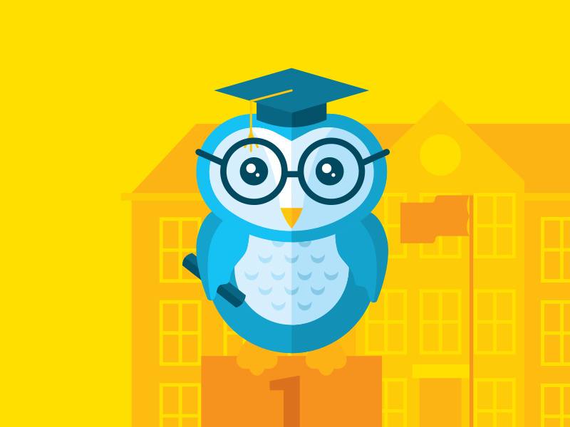 Buho The Student by Vecteezy on Dribbble