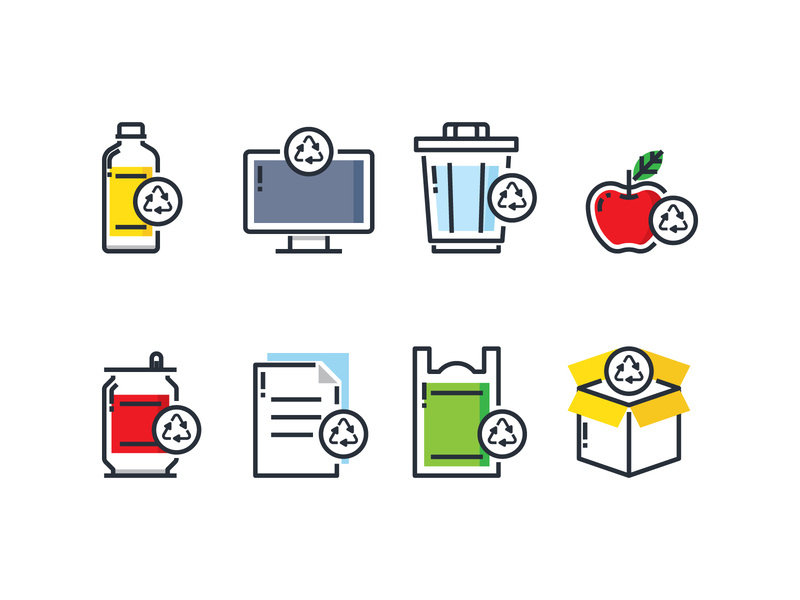 Recycling by Vecteezy on Dribbble