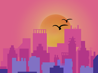 Sky Scrapers art design emoji illustration ui
