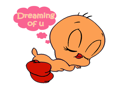 Tweet Dreams childhood dreaming emoji fantasy sleeping tweety