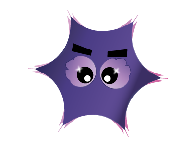 Ms Starpal cute emoji eyes love pink purple star sticker sweet