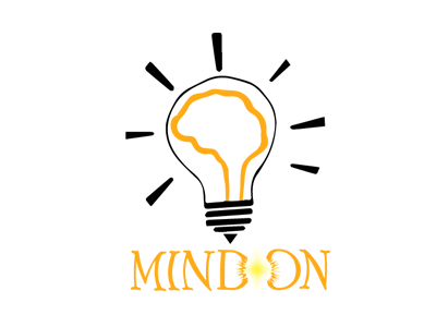 Idea black brain bulb idea logo mind orange yellow
