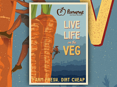 Pomme Organic Produce Poster