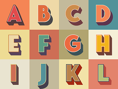 FREE Retro Text Effect PSD Actions for Fonseca Grande Fonts