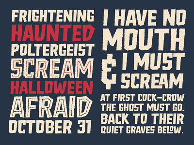 Scary Font Freich Monsta