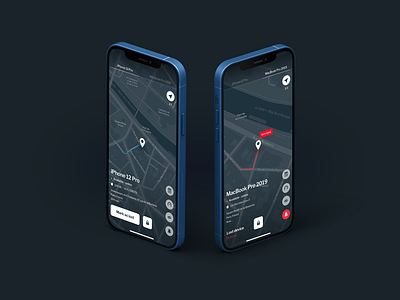 Bird of Prey app brand design find my inspiration track tracking app ui ux