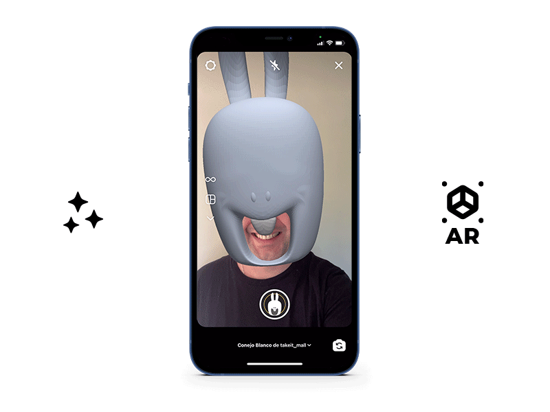 Instagram AR filter 3d app ar augmented reality filter instagram takeit