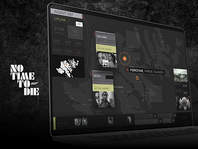 007 No Time To Die Q's UI - (fanmade) 007 design james bond movie no time to die q qs spy ui user interface ux