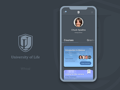 University of Life - Whoa! app brand chuck spadina design e learning editor logo ui ux