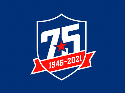 75 years of hockey 75 years anniversary hockey hockey logo ice hockey logo logotype sport sportbranding sportlogo