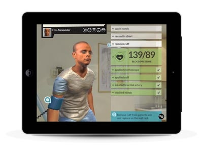 medical app ui educational game gamification minimal practice ui unity