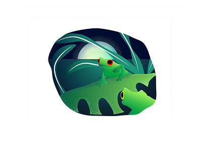 In the swamp animals art arte frogs green illustracion illustration illustrator naturaleza nature pantano swamp