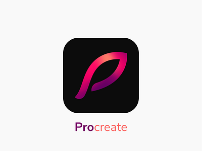 Preacreate Logo : Feather and Eye branding colorfull design design app icon icon app logo procreate