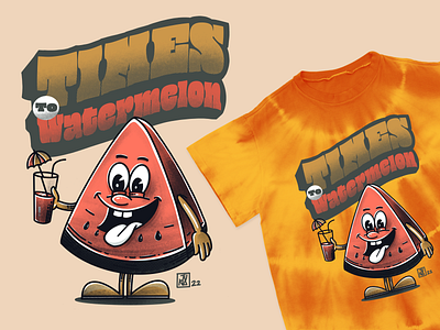 Times to Watermelon design fresh illustration juice summer summerdesign sweet t shirt t shirtsummer vector watermelon