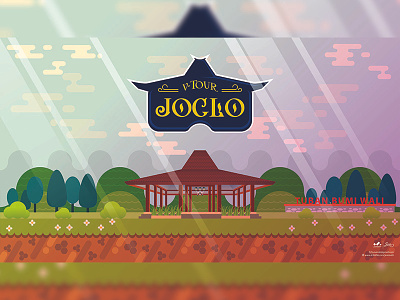 Background game Joglo background background game joglo lanscape logo rumah adat virtual reality