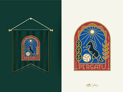 Design a Pennant for Persatu Tuban branding design football football club green icon logo monoline pennant persatu persatu tuban tuban typography vector weekly weekly warm up