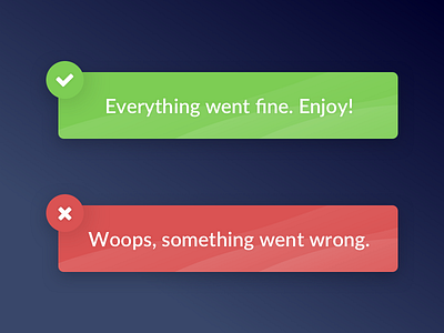 DailyUI 011 - Flash Messages
