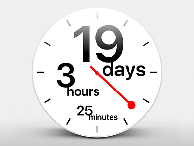 DailyUI 014 - Countdown Timer clock countdown dailyui swiss timer