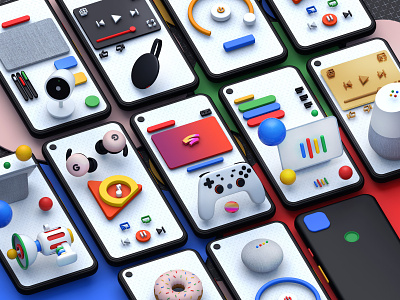 Google Product / App Collections cinema4d google product ui