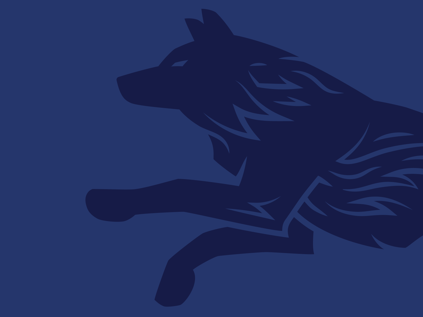 The Winery at Wolf Creek Wolf Mark blue branding design illustration logo logo design vector winery wolf
