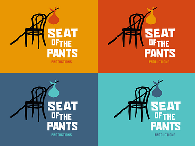 Seat of the Pants logo color variations