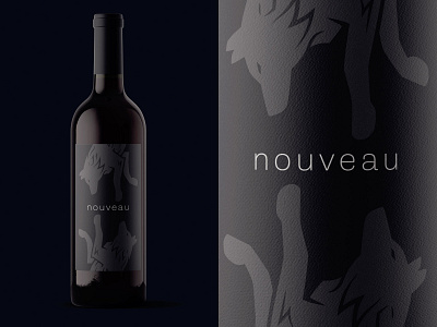 Nouveau bottle mockup