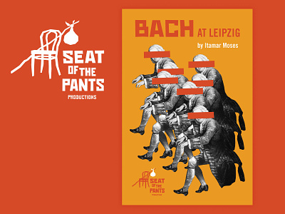 Seat of the Pants play posters blackandwhite blue custom type green illustration okthx orange play poster saul bass theater typography vector
