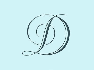 36 days of type - D 36 days of type d design digital illustration letter lettering procreate typography typography design
