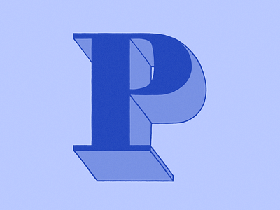 36 days of type - P 36 days of type design digital illustration illustration letter lettering p procreate typography typography design
