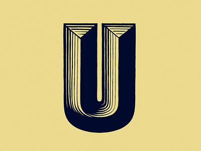 36 days of type - U 36 days of type design digital illustration illustration letter lettering procreate typography typography design u