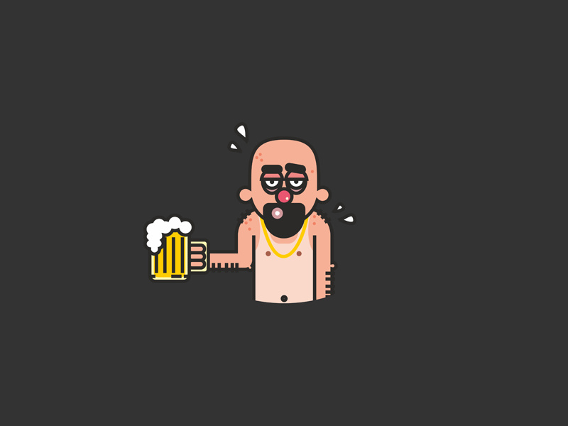 friday mood. vectorart vector illustrator illustration dribbble design character