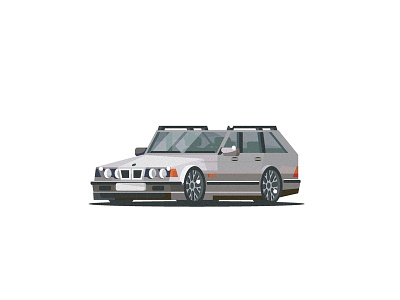 E46 bmw car design dribbble icons illustration illustrator vector vectorart