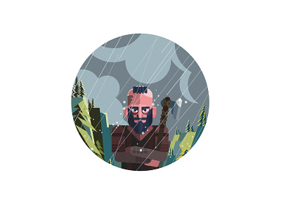 Ragnar character characterdesign design dribbble icons illustration illustrator ragnar vector vectorart vikings