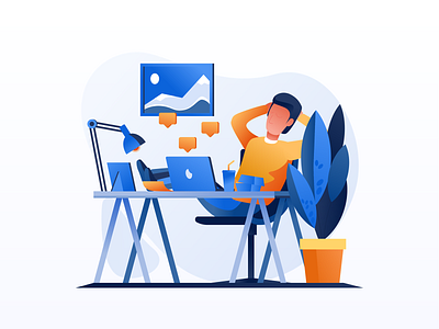 Work & Office Illustrations