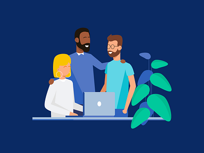 Teamwork & Startup Illustrations bright color combinations character design design exploration flat gradient icon illustration pack minimal clean design mobile tablet illustrations user experience user interface ui vector illustration visual identity work office environment