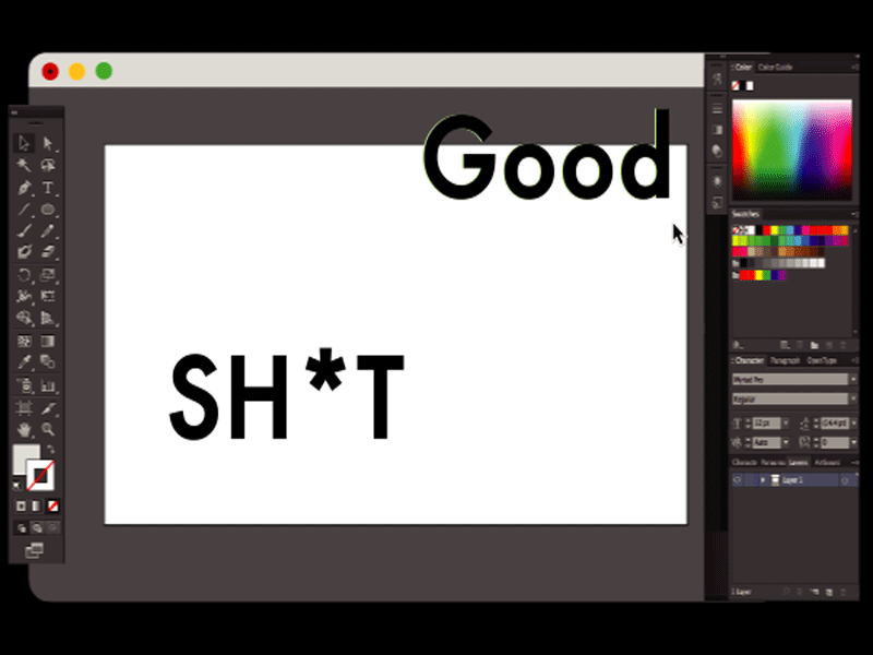 Good Sh*t animated gif good shit typography
