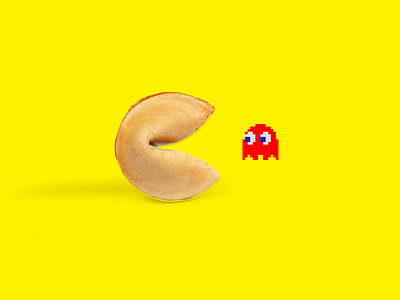 Cookie Monster fortune cookie pacman photoshop