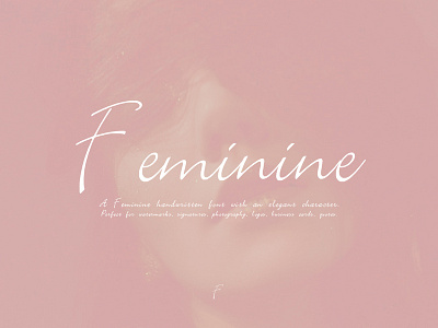 Feminine - Handwritten Font feminine font font handwriten handwriting font