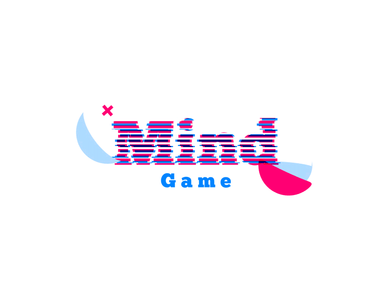 Mind Game - Animated Text adobe aftereffects animation art branding design dribbble dribbble best shot flat game glitch graphic design logo modern motion pixflow premiere pro title trendy typography