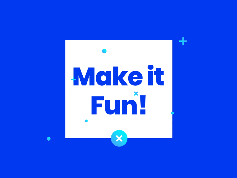Make it Fun - Animated Text by Pixflow on Dribbble