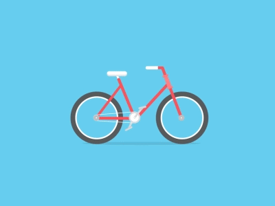Bicycle bicycle cycle flat flati illustration pixflow pixity pixityland transportation