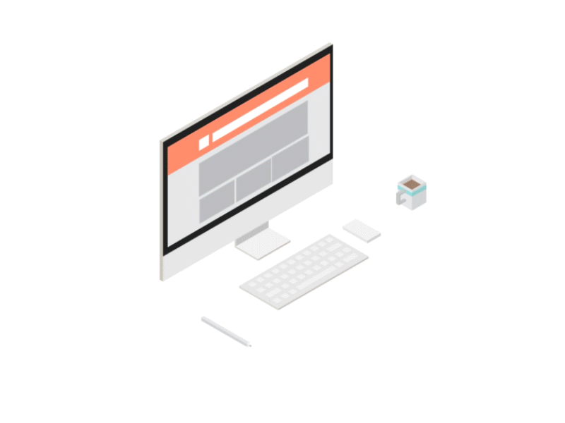 Responsive Design animation imac ipad motion pixflow responsive ui ux web design
