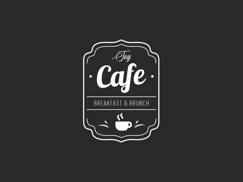 Cafe Logo animation badge cafe icon logo motion pixflow retro typography vintage vintage badge vintage logo