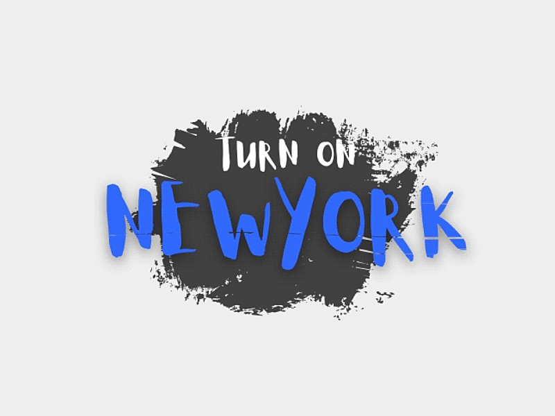 New York Title animation branding logo motion new york scketch typogaphy typography web website